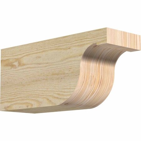 Ekena Millwork Del Monte Rough Sawn Rafter Tail, Douglas Fir, 6"W x 8"H x 18"L RFT06X08X18DEL00RDF